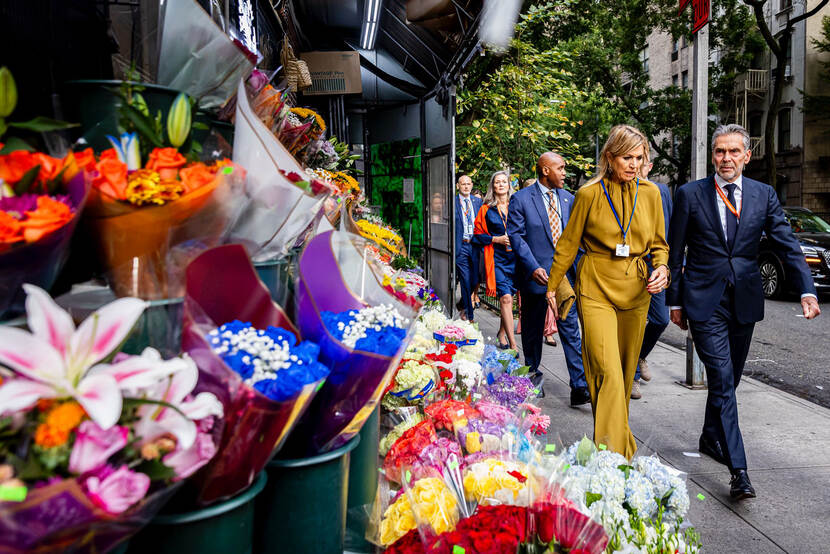 Koningin Máxima in New York bij 80e AVVN