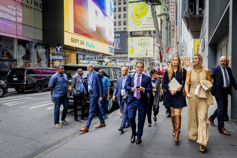 Koningin Máxima en Prinses van Oranje bij AVVN New York