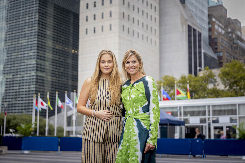 Koningin Máxima en Prinses van Oranje bij AVVN New York