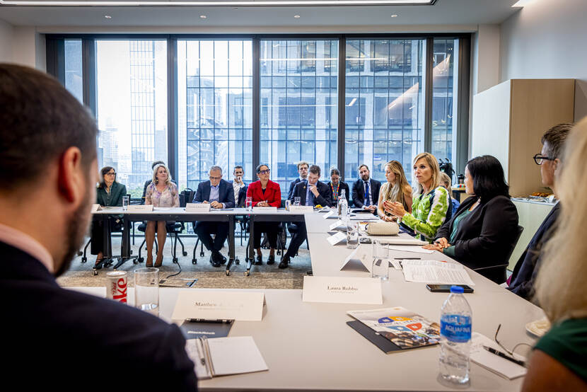 Koningin Máxima en Prinses van Oranje bij AVVN New York