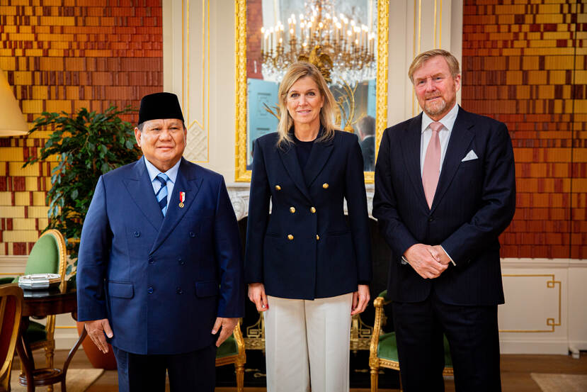Koning, Koningin Máxima en president Indonesië