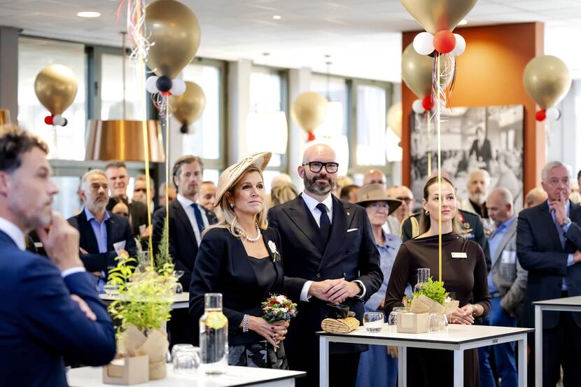 Koningin Máxima aanwezig bij 75-jarig jubileum Hotel Management School Maastricht
