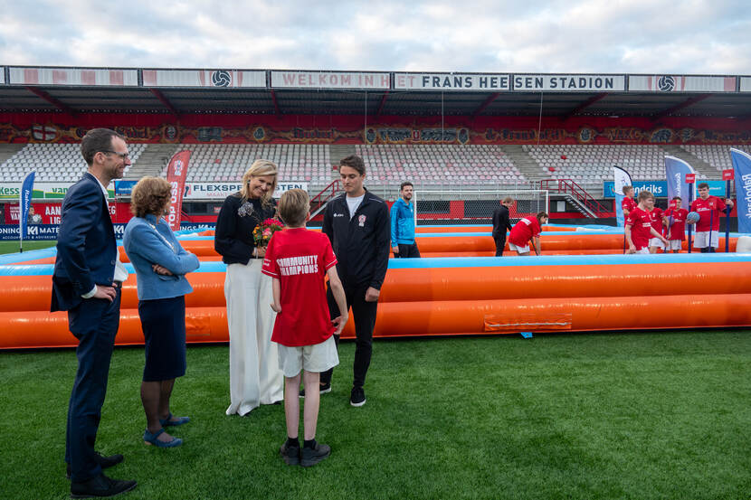 Koningin Máxima bezoekt Oss