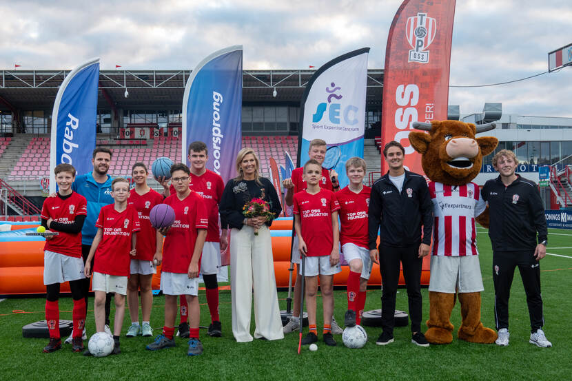 Koningin Máxima bezoekt Oss