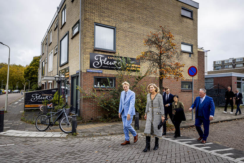 Koningin Máxima op werkbezoek in Zaandam-Oost