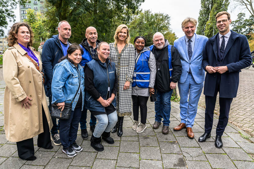 Koningin Máxima op werkbezoek in Zaandam-Oost
