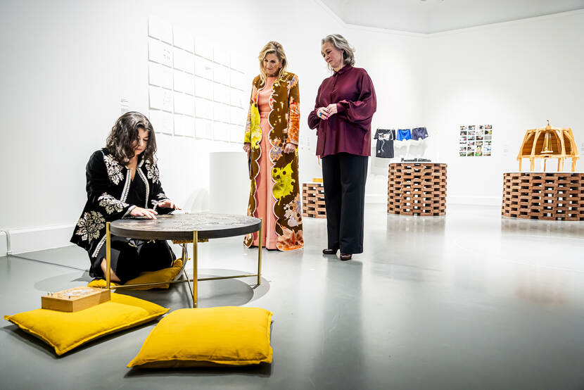 Koningin Máxima bij Dutch Design Week