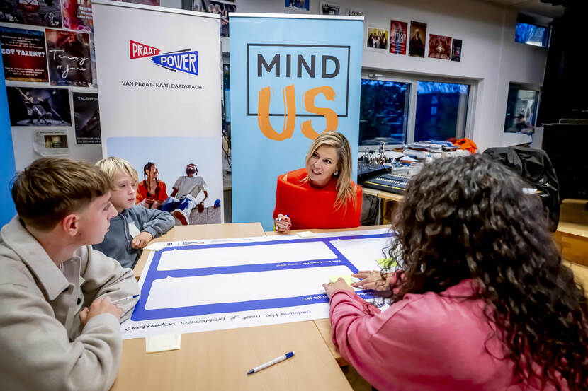 Koningin Máxima bezoekt gemeente Haarlem in het kader van het Leading Locals netwerk van MIND Us
