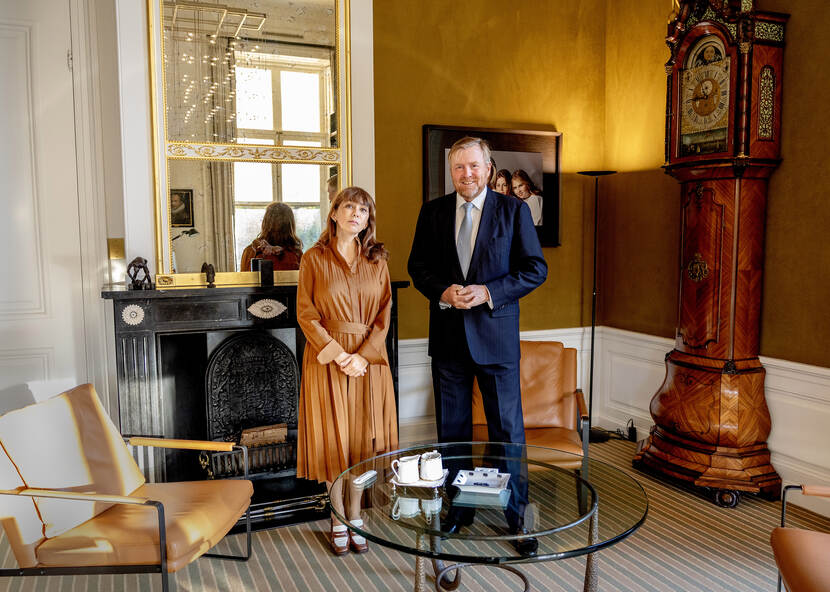 Koning ontvangt voorzitter Eerste Kamer