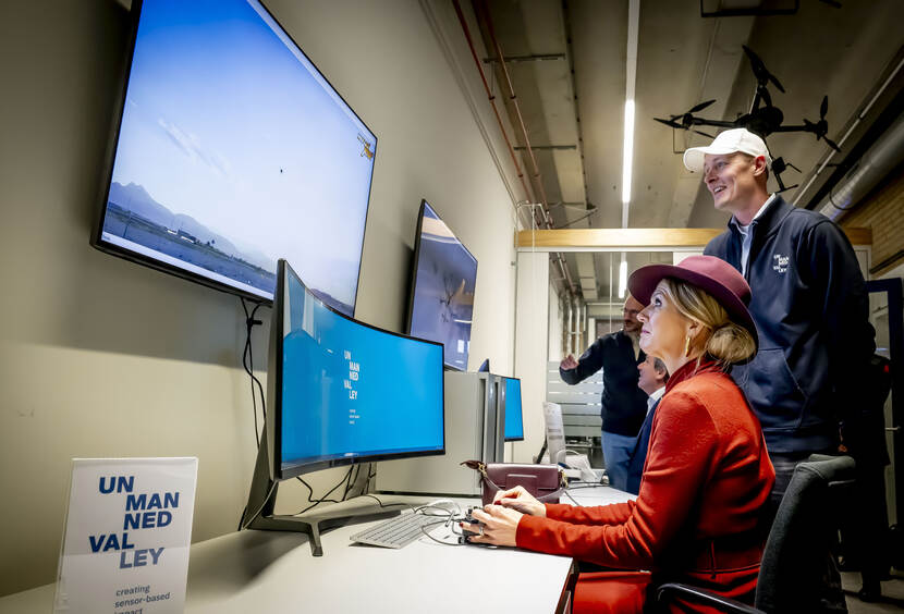 Koningin Máxima bij aanbieding 'Staat van het mkb 2025'