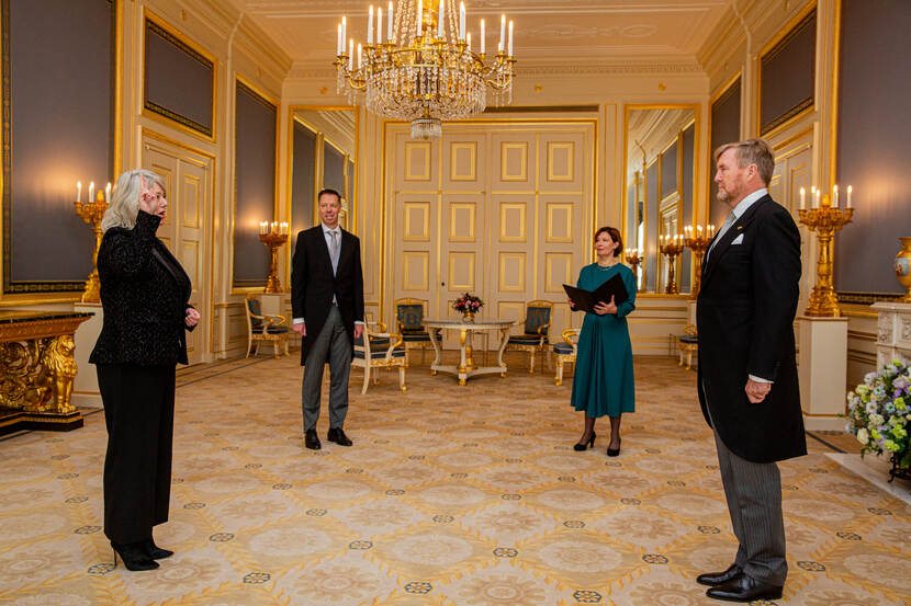 Beëdiging commissaris van de Koning Drenthe