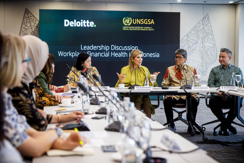 Koningin Máxima UNSGSA bezoekt Indonesië