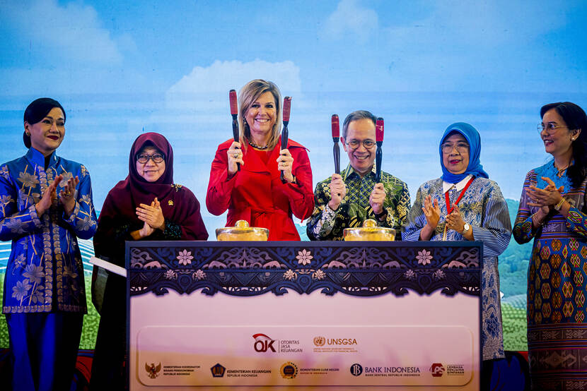 Koningin Máxima UNSGSA bezoekt Indonesië