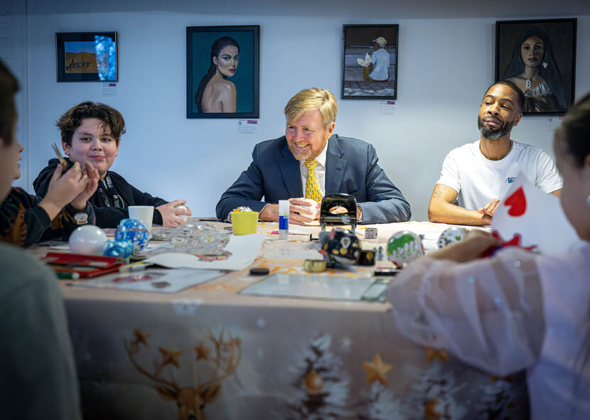 Koning bezoekt Rotterdams stadsdeel Prins Alexander