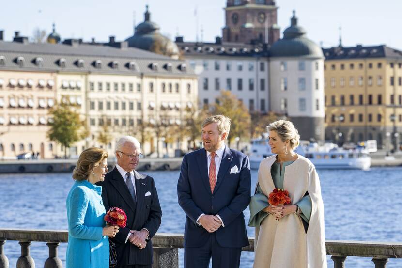 Koning Willem-Alexander en Koningin Máxima staatsbezoek Zweden