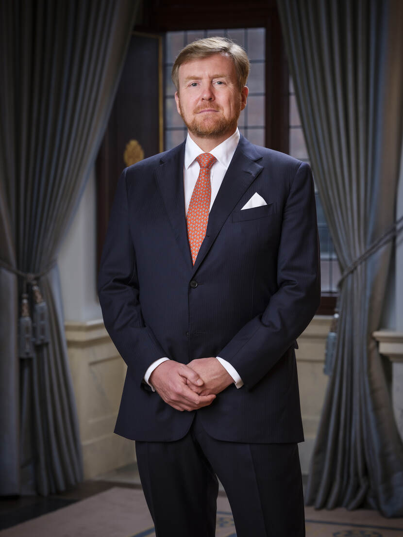 Koning Willem-Alexander, 2020, staande foto