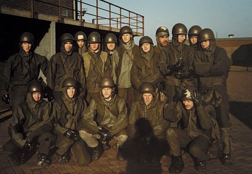 De Prins van Oranje op de NBCD school in Den Helder