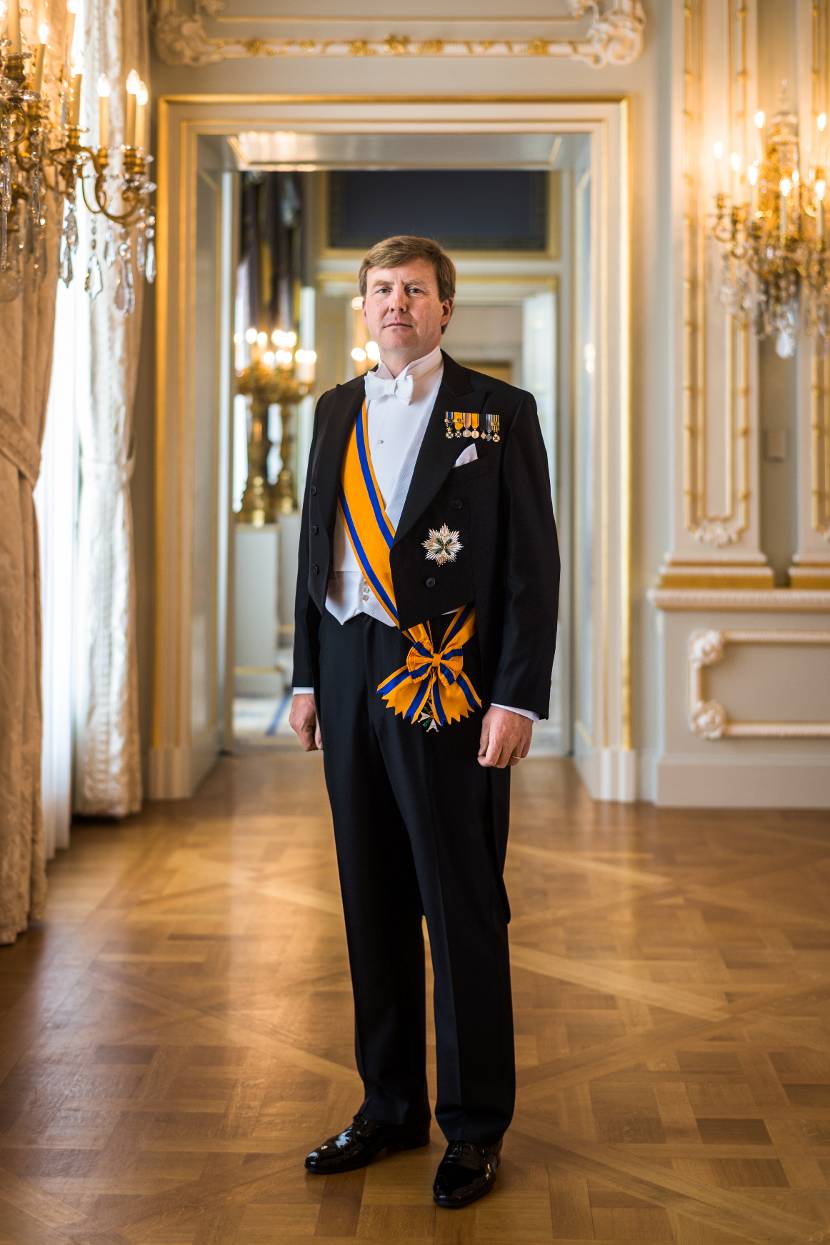 Staatsiefoto Koning Willem-Alexander, april 2013.