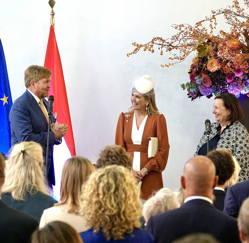 Koning Willem-Alexander en Koningin Máxima ontmoeten Nederlanders die werken en wonen in Athene
