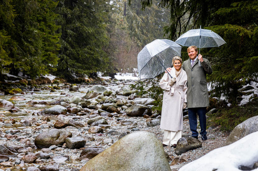 Koning Willem-Alexander en Koningin Máxima Nationaal Park Tatra