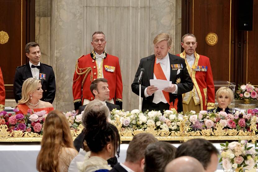 Toespraak Koning Willem-Alexander tijdens staatsbezoek van president Macron