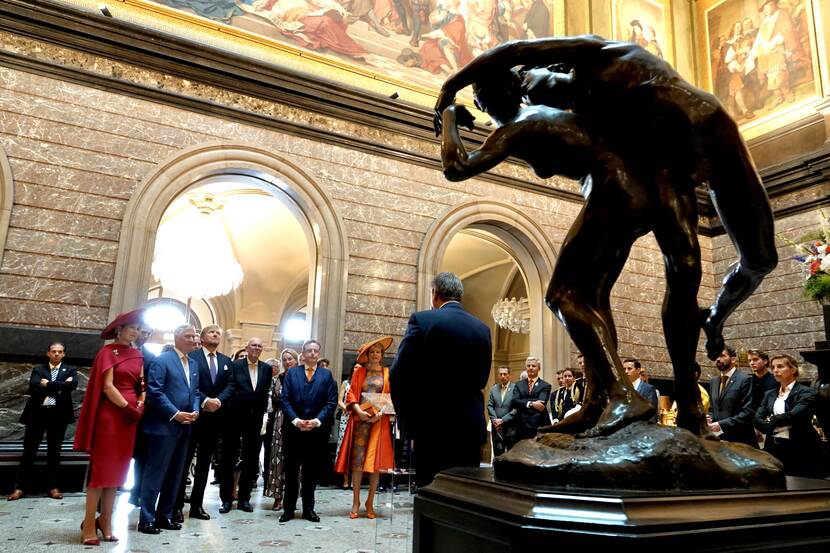 Koning Willem-Alexander en Koningin Máxima bezoeken Koninklijk Museum voor Schone Kunsten Antwerpen