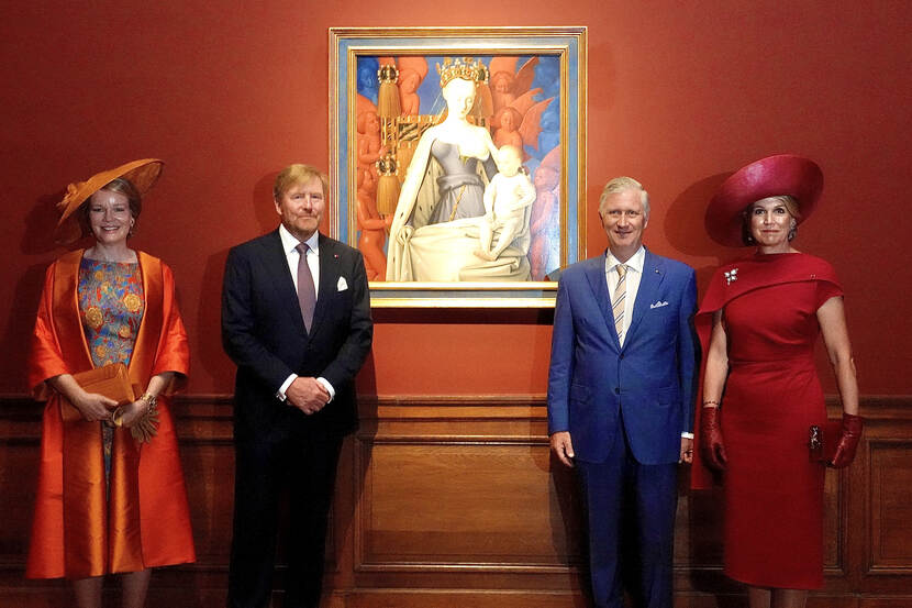 Koning Willem-Alexander en Koningin Máxima bezoeken Koninklijk Museum voor Schone Kunsten Antwerpen