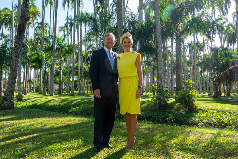 Koning Willem-Alexander en Koningin Máxima brengen een staatsbezoek aan Suriname